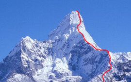 Voie Arrête Sud-Ouest Ama Dablam au Népal
