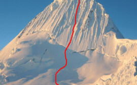 Voie Ferrari route Alpamayo