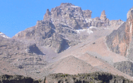 Voie du Point Leanana - Traverse North-Southwest ridge