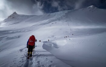 Ascension du sommet de Manaslu